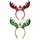 Коледна диадема еленски рога с шапка