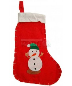 Коледен чорап снежен човек