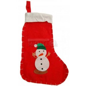 Коледен чорап снежен човек