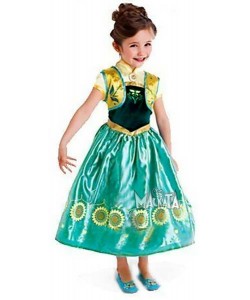 Детски костюм за принцеса Анна