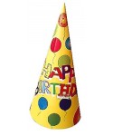 Парти шапка - Happy Birthday - 5бр