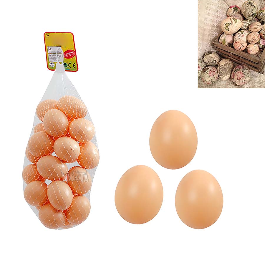 Материали за декорация - PVC яйца 22бр