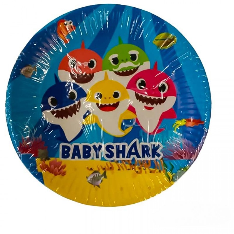Парти чинии - Baby Shark 10бр