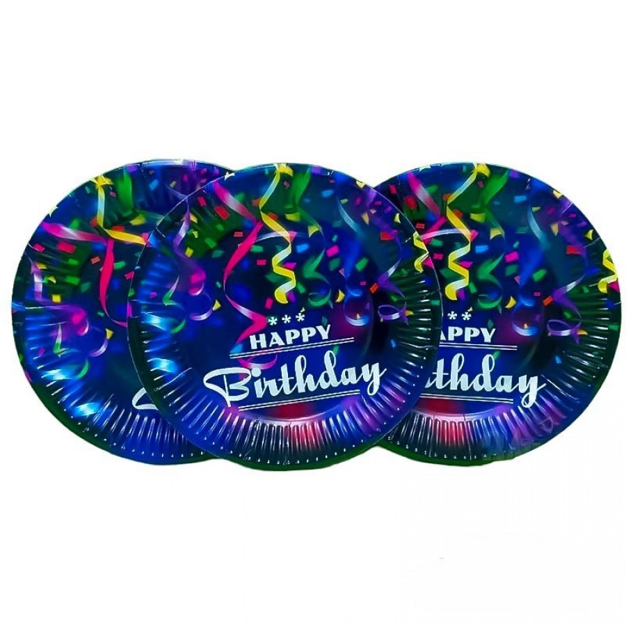 Парти чинии - Happy birthday 10бр 001
