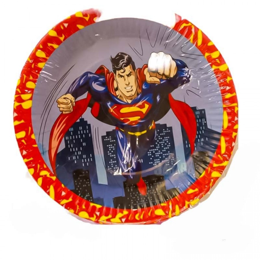 Парти чинии - Супермен 10бр