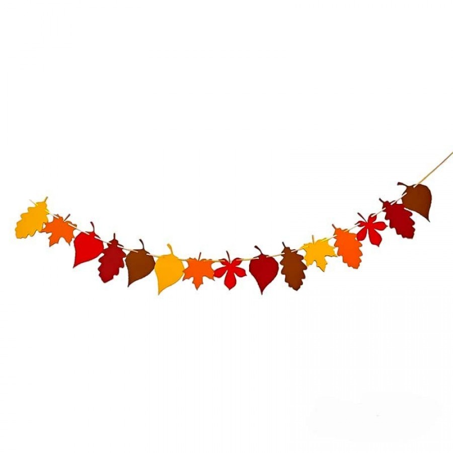 Гирлянд от листа - Есенни украси  в детската градина