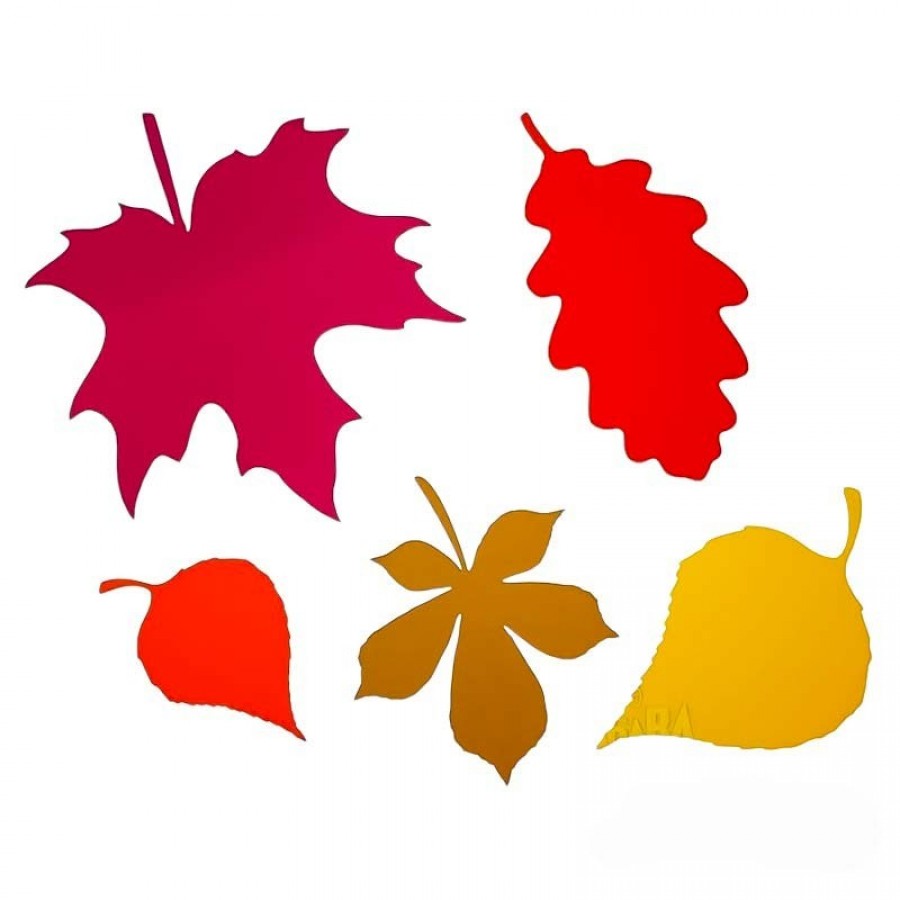 Шаблони листа - есенни украси в детската градина