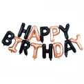Фолиеви балони - Надпис Happy Birthday 004