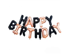 Фолиеви балони - Надпис Happy Birthday 004