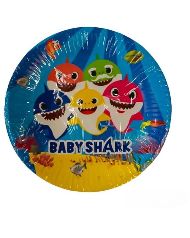 Парти чинии - Baby Shark 10бр