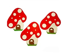 Шаблони гъбка - есенни украси в детската градина