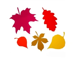 Шаблони листа - есенни украси в детската градина