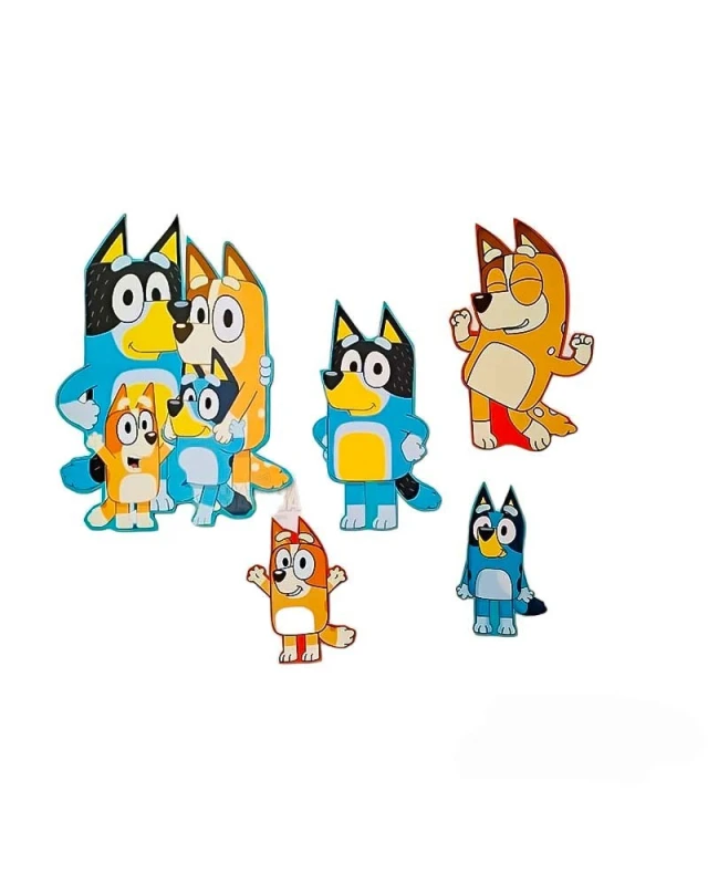 Парти украса - фигурки Bluey 5бр