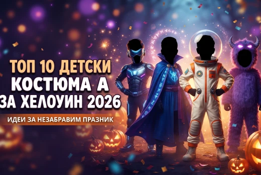 Топ 10 детски костюма за Хелоуин 2026