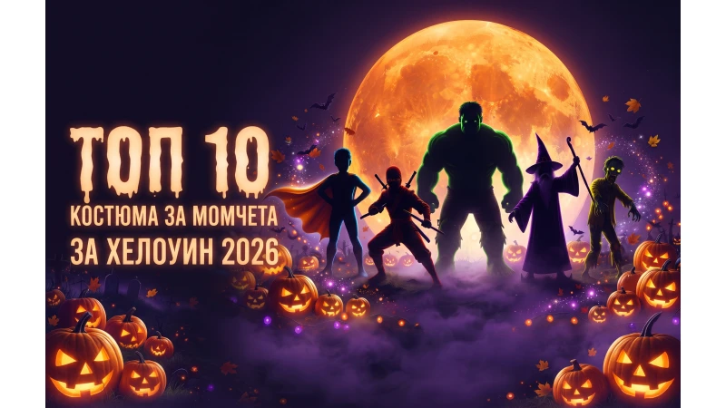 Топ 10 костюма за момчета за Хелоуин 2026