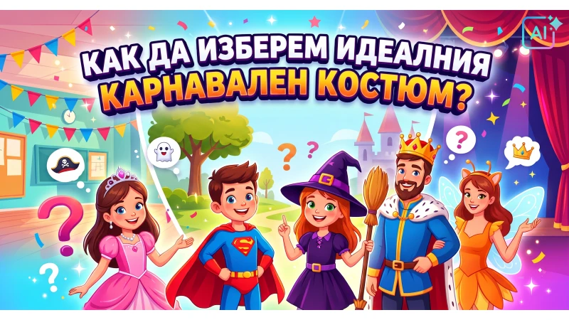 Как да изберем подходящ карнавален костюм според повода