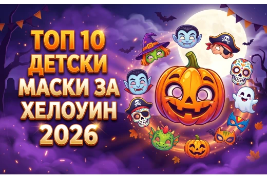 Топ 10 маски за Хелоуин 2026