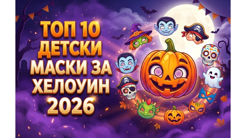 Топ 10 маски за Хелоуин 2026