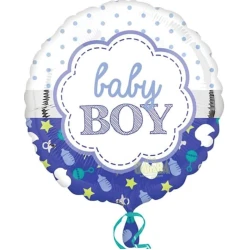 Фолиев балон Baby Boy - 43см