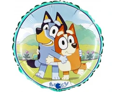 Фолиев кръгъл балон Bluey