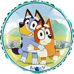 Фолиев кръгъл балон Bluey