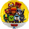 Премиум комплект за рожден ден Brawl Stars с банер, флагчета, фоторамка джойстик и фолиеви балони