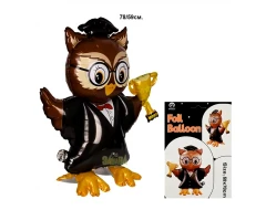 Фолиев балон Бухал със златна купа