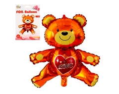 Фолиев балон Мече „LOVE“ (58 × 56 см)