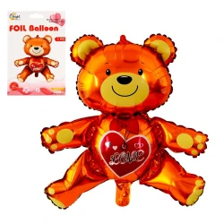 Фолиев балон Мече „LOVE“ (58 × 56 см)