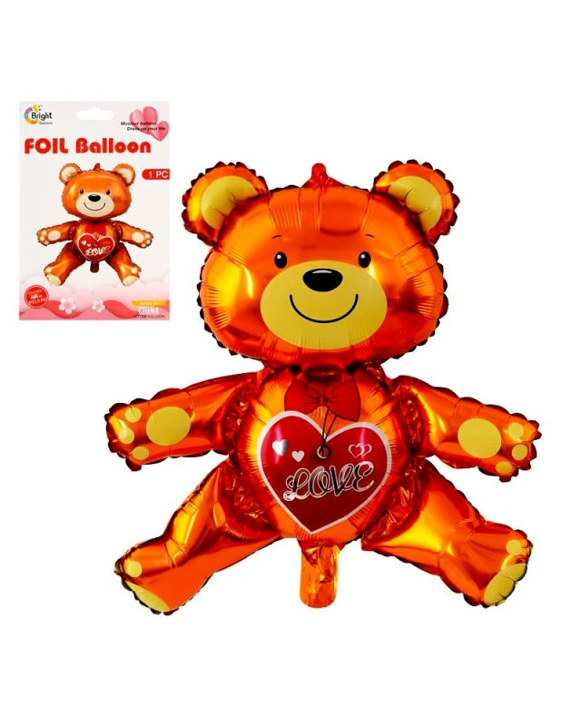 Фолиев балон мече LOVE 58x56 см