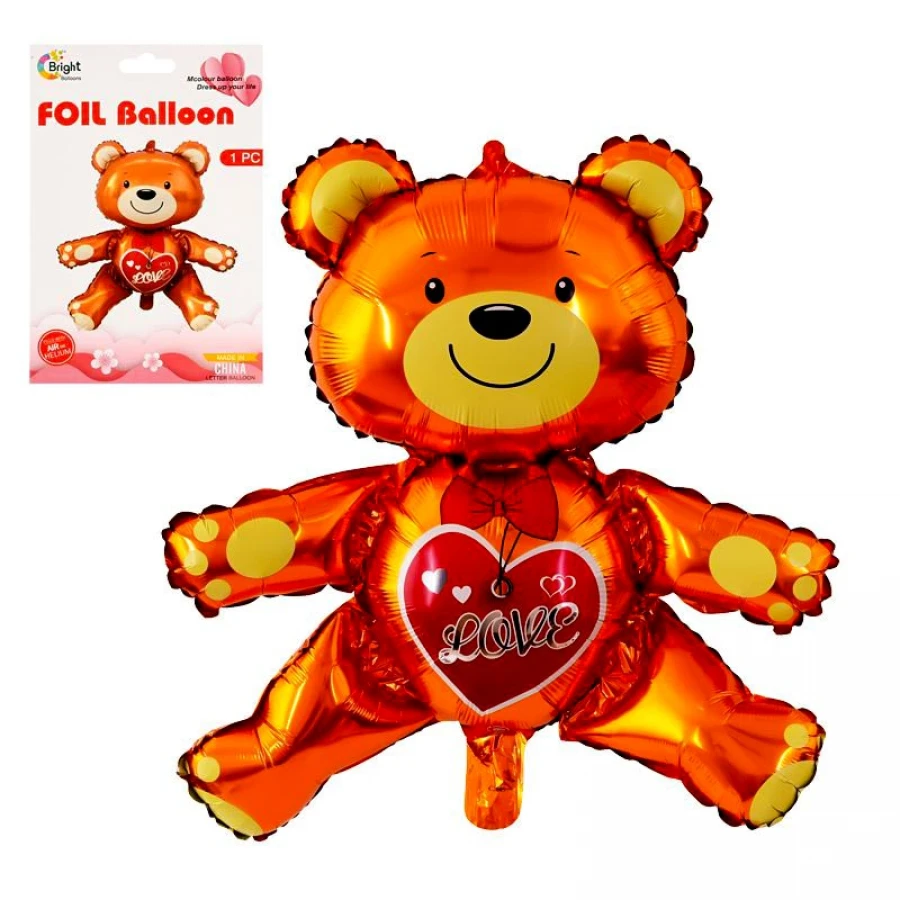 Фолиев балон мече LOVE 58x56 см