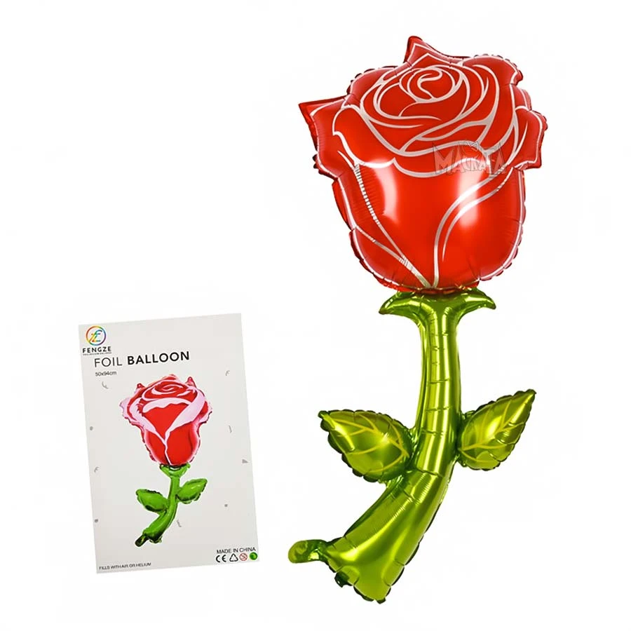 Фолиев балон  - Роза 54529