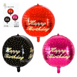 Фолиев балон - Happy Birthday 54696-SET-G