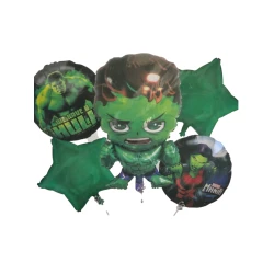 Комплект фолиеви балони Хълк (Hulk) – 5 броя