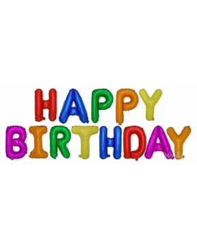 Фолиеви балони - Надпис Happy Birthday 001