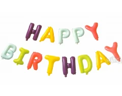 Фолиеви балони - Надпис Happy Birthday 002