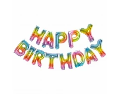 Фолиеви балони - Надпис Happy Birthday 003