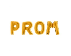 Златист фолиев надпис PROM