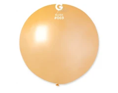 Балони гигант с металик ефект в цвят праскова GM220