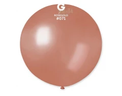 Балони гигант с металик ефект в цвят розово злато GM220