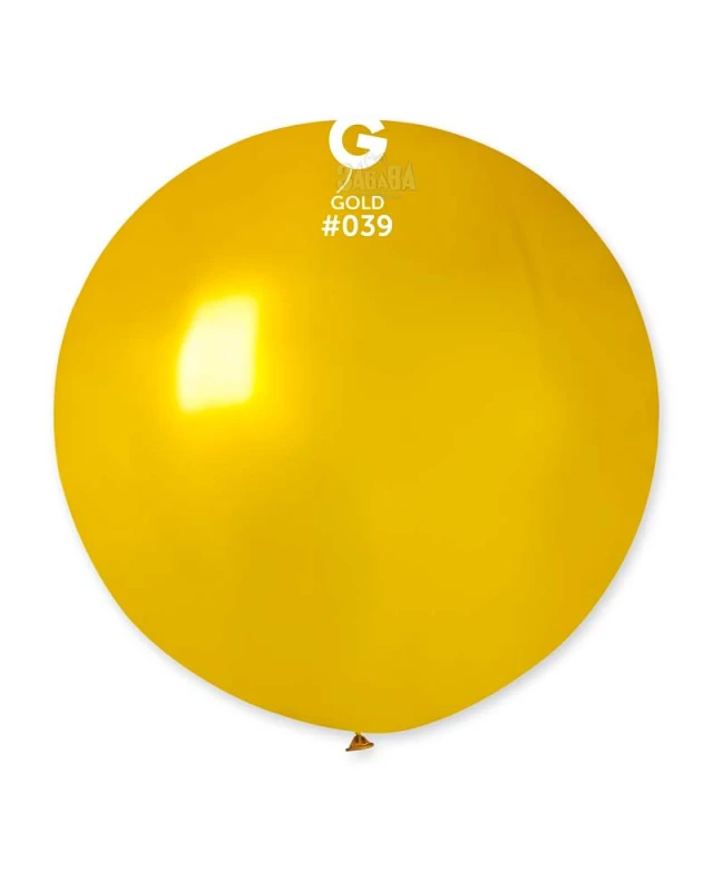 Балони гигант с металик ефект в цвят злато GM220