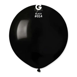 Пастелни балони гигант в черен цвят G150 - 5бр