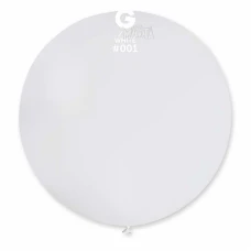 Пастелни балони гигант в бял цвят G220