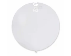Пастелни балони гигант в бял цвят G220