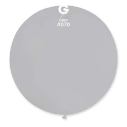 Пастелни балони гигант в сив цвят G220
