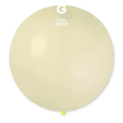 Пастелни балони гигант в цвят слонова кост G220