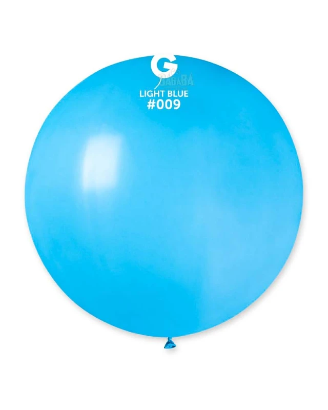 Пастелни балони гигант в светлосин цвят G220