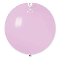 Пастелни балони гигант в цвят люляк G220
