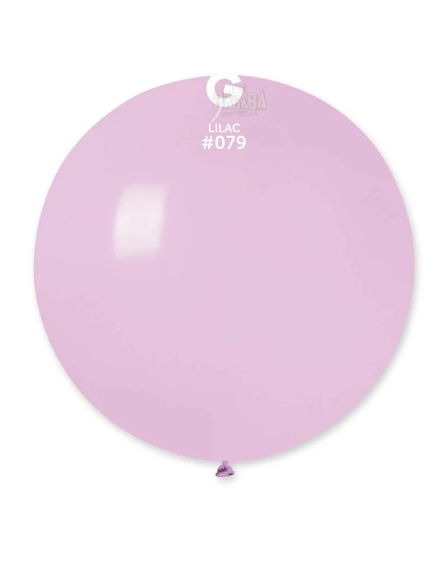 Пастелни балони гигант в цвят люляк G220
