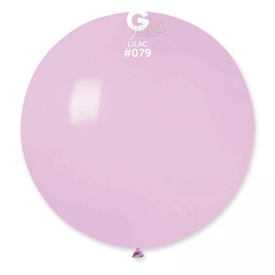 Пастелни балони гигант в цвят люляк G220